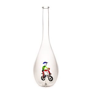 Díszüveg Biciklis figurával 0.5L