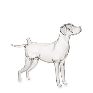Díszpalack Rövidszőrű magyar vizsla feltölthető üveg